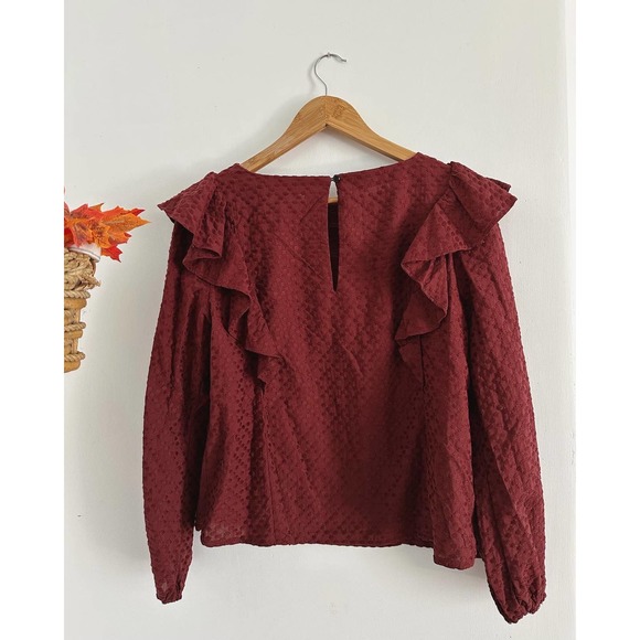 Chelsea and Violet burnt orange blouse size medium - Picture 4 of 4